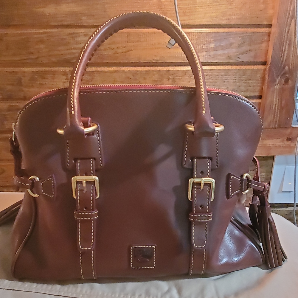 Dooney and Bourke Domed Buckle Satchel-small